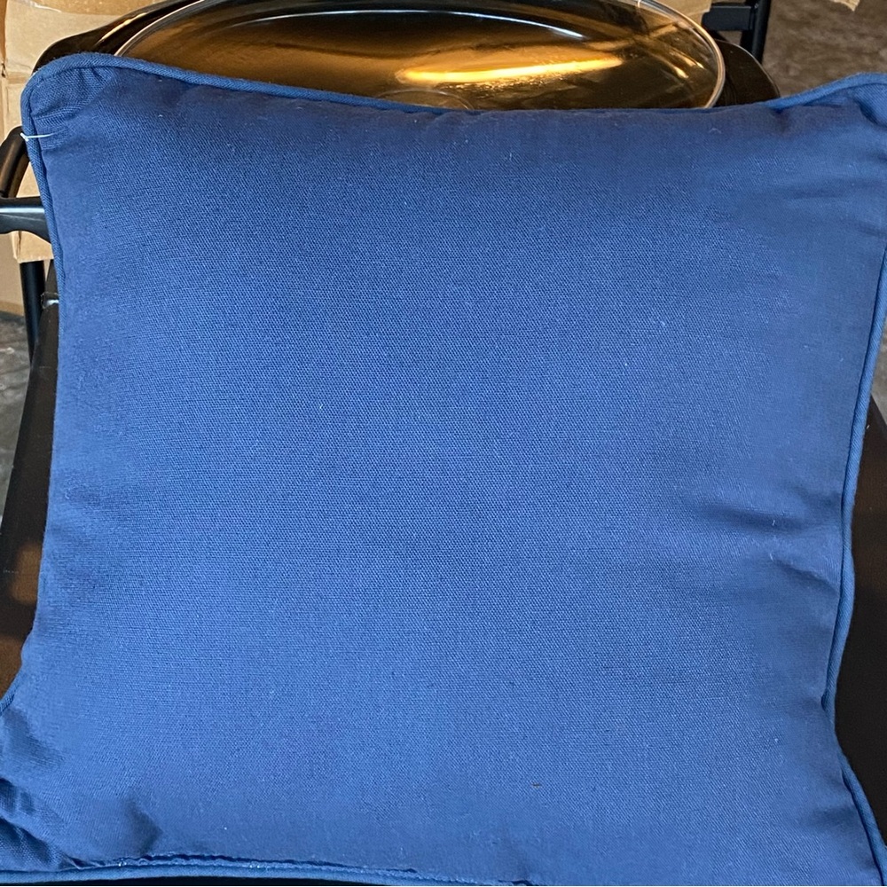 Blue Bonnet Tapestry Pillow - Picture 6 of 8